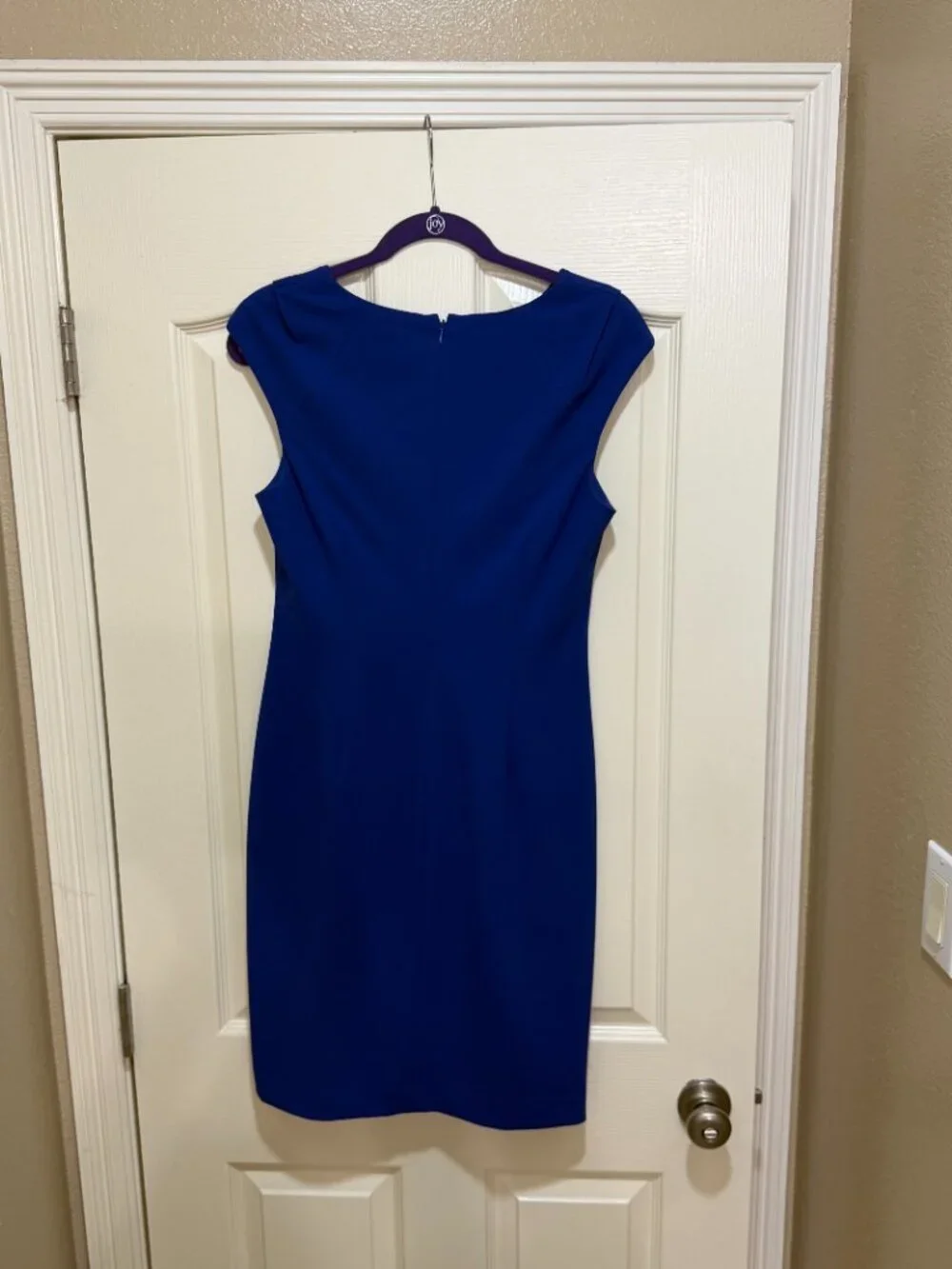 Calvin Klein Ruched Size 8 Dress - Picture 2 of 3